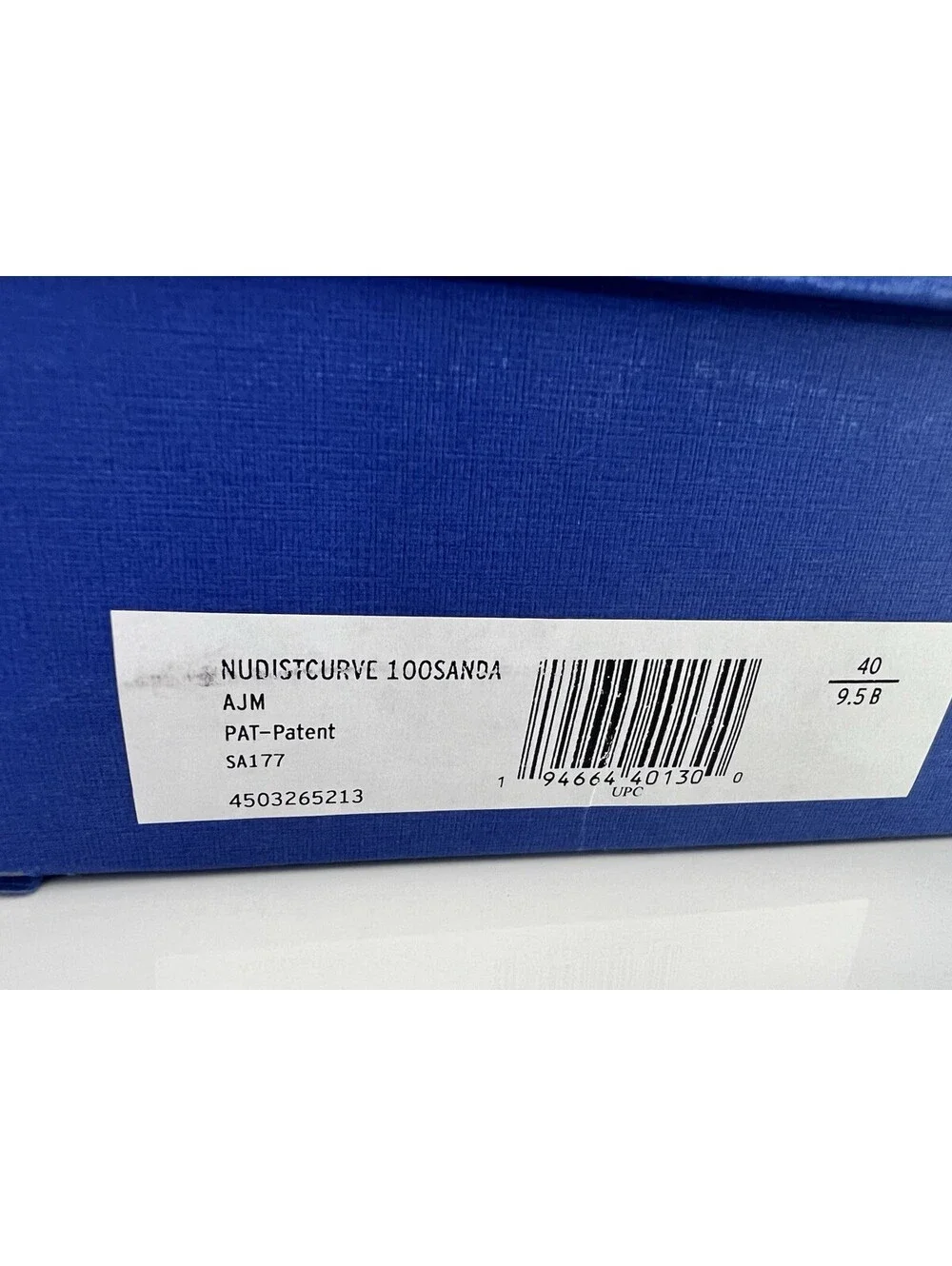 $475 Stuart Weitzman 100 Shoes 9.5 B Nudistcurve Ankle Strap Heels Sandals